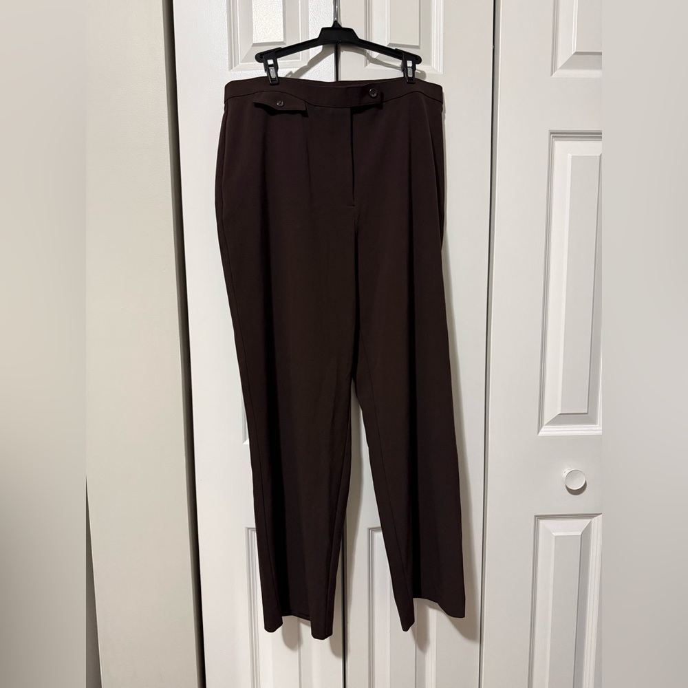 Brown Trouser Slacks - Size 14S - Picture 6 of 7